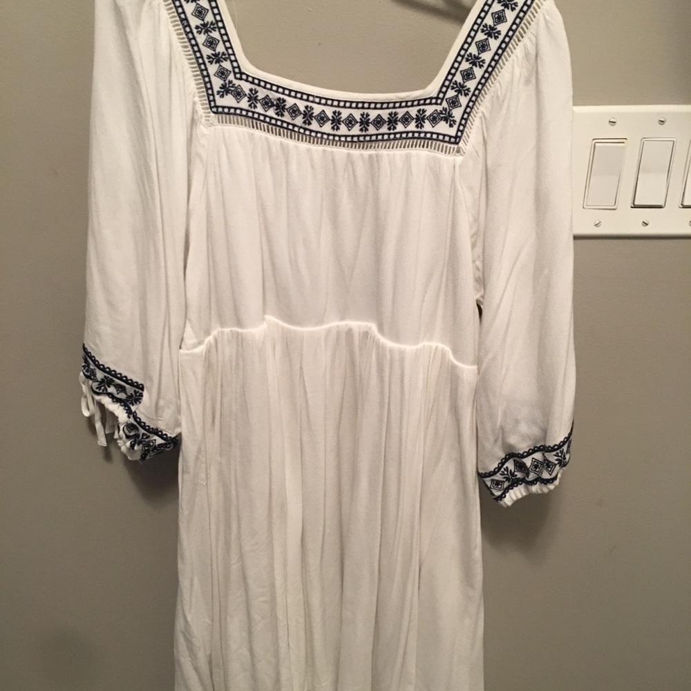 White Casual Dress